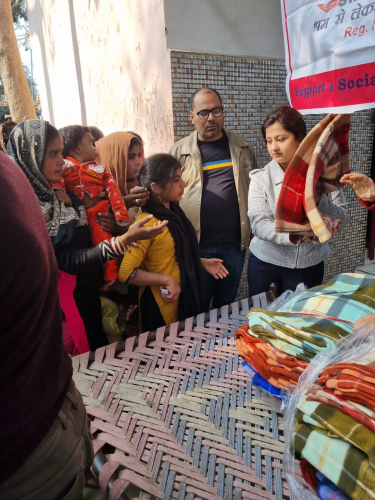 Blankets Distribution